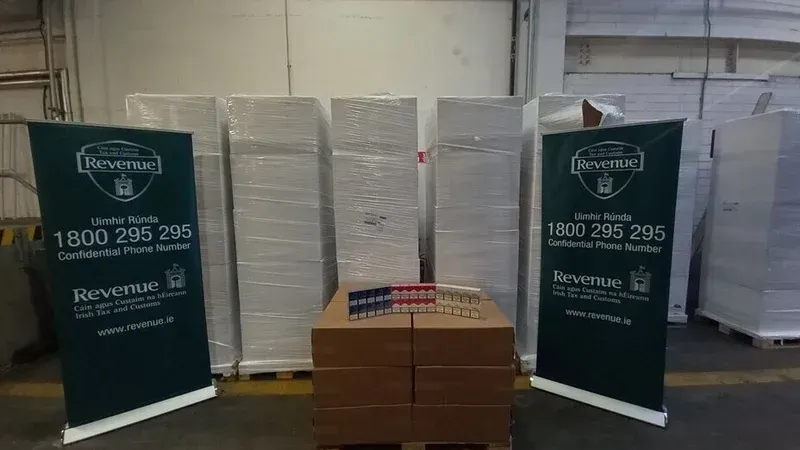 Ireland Seizes Nearly 10 Million Illegal Cigarettes at Dublin Port, Worth €9 Million