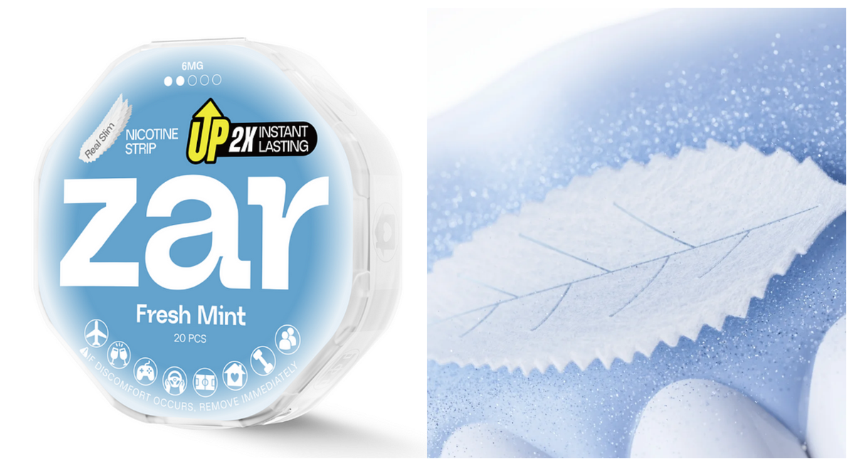 Products|ZAR Launches New Oral Nicotine Product with Leaf-Shaped Design, Just 0.1mm Thick
