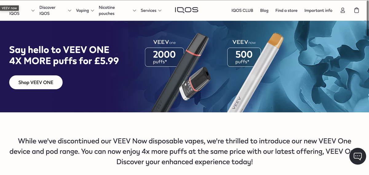 VEEV Shifts UK Strategy: Discontinues Disposables, Rolls Out 32 Pod-Based SKUs In May