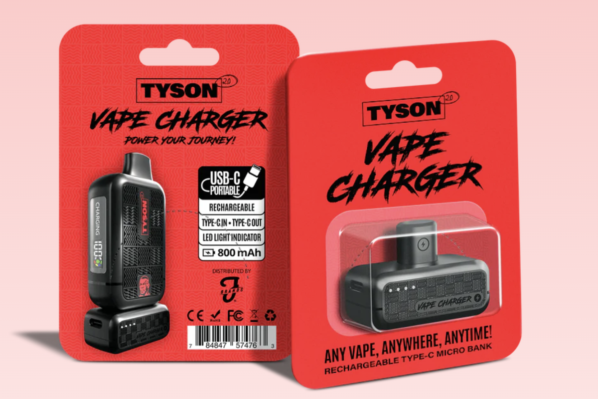 TYSON 2.0 Vape Charger:The First Portable E-cigarette Power Source in The Industry