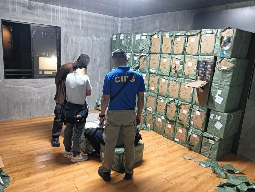 菲律宾查获2.6万件“Eutral”电子烟产品 中国籍嫌疑人被捕