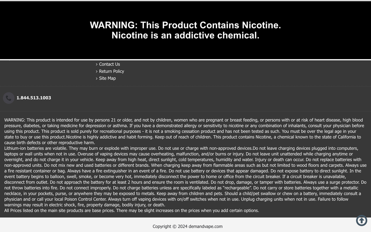 2Firsts Observation | DEMANDVAPE and Other Leading U.S. E-Cigarette Distributors Launch Registration Systems, Open Only to Businesses