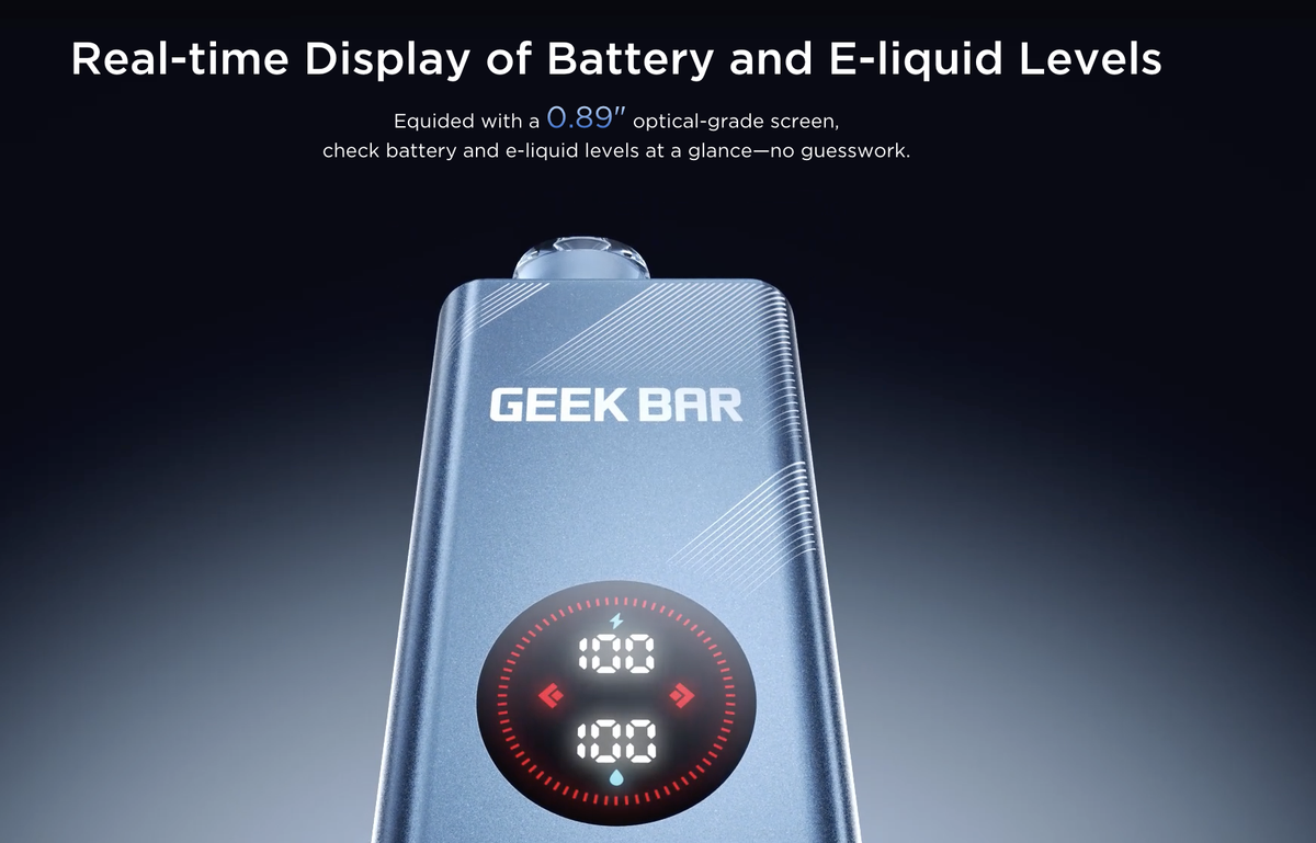 Product | GEEKBAR Launches Slimor E-cigarette in U.S. Featuring 32,000 Puffs and 0.89-Inch Round Display