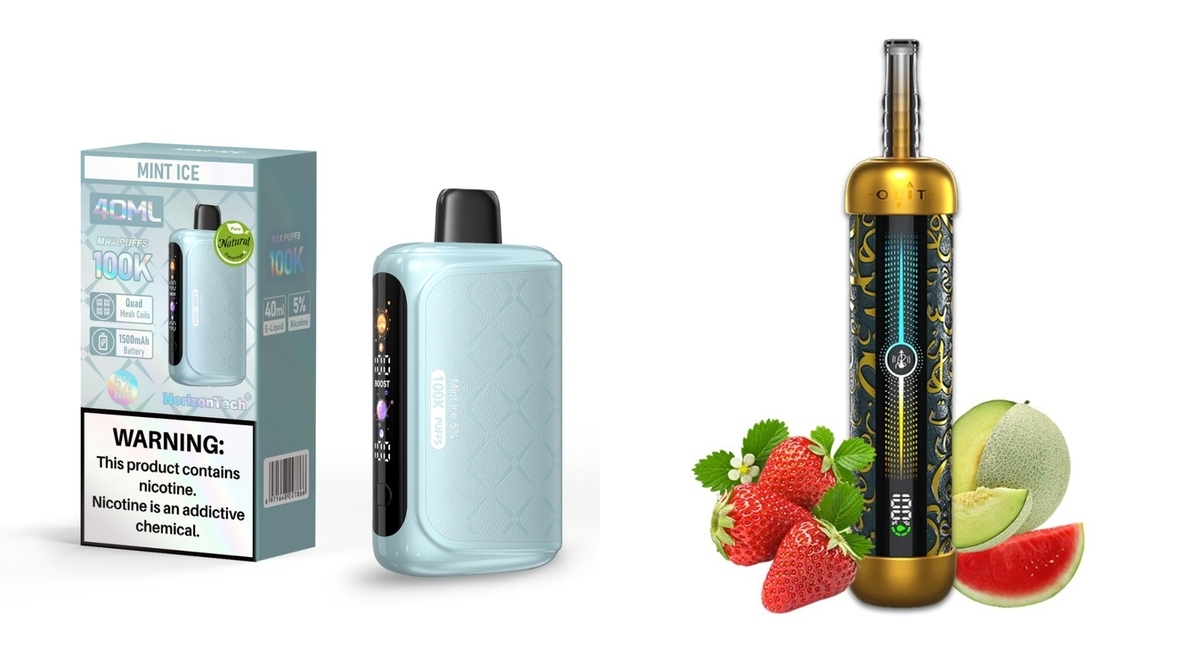 Product|Two New Disposable Vapes with Up to 100,000 Puffs Hit the U.S. Market
