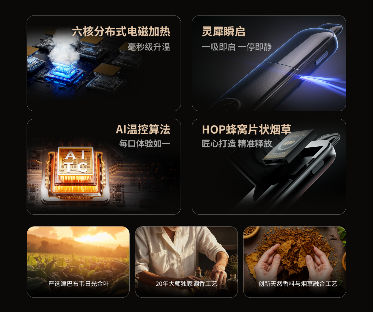 全球首发“即抽即停”产品PTH MASTER,合元集团开启加热烟新时代