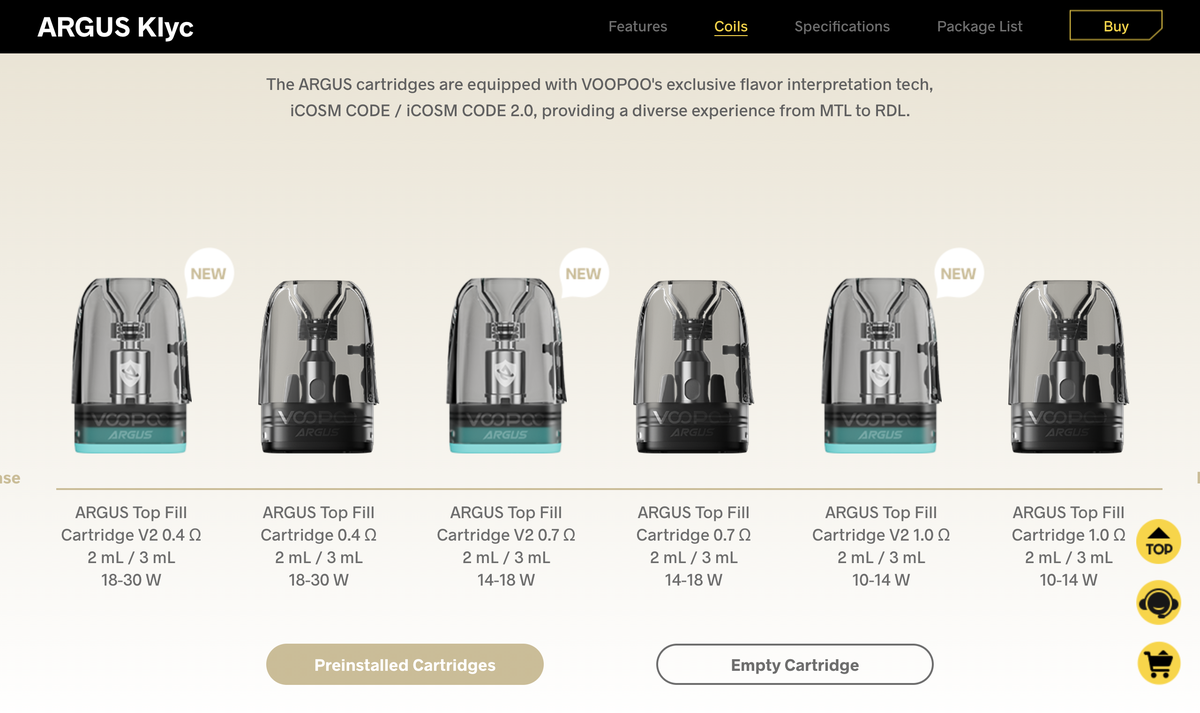 Product | VOOPOO Launches New Open-System Vape ARGUS Klyc with Magnetic Cap Design