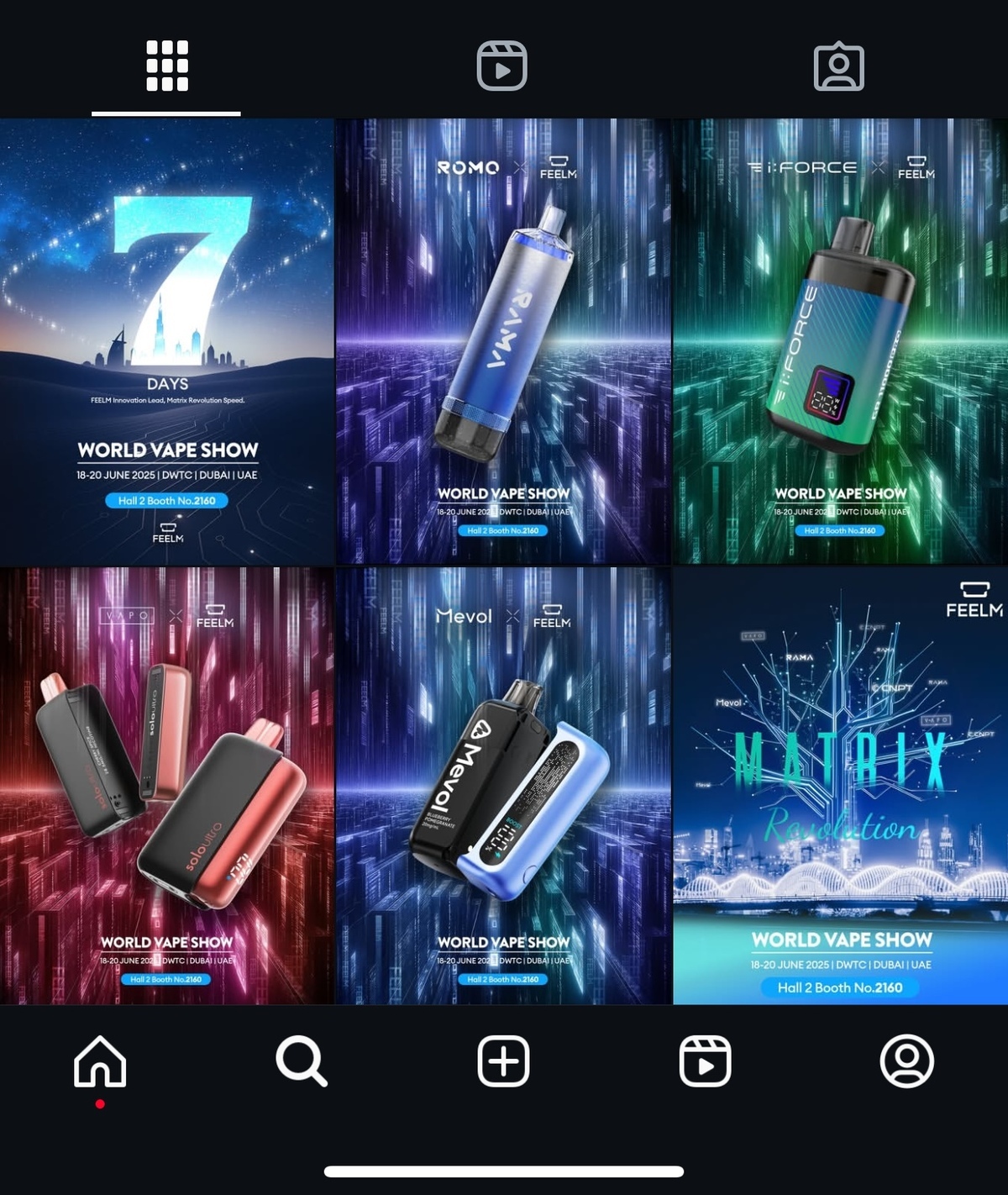 La Feria Mundial del Vape se llevará a cabo en Dubai del 18 al 20 de junio.