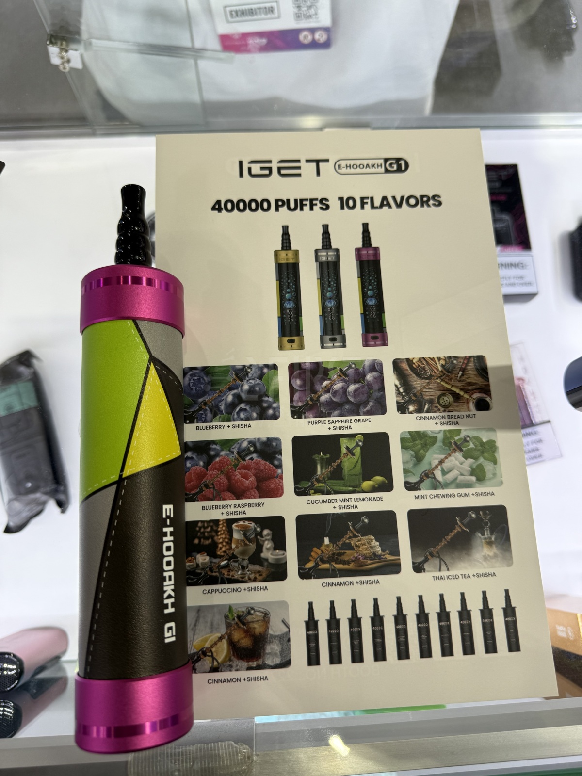 图集｜HQD、MEMERS、IGET等众多品牌推出一次性电子水烟产品