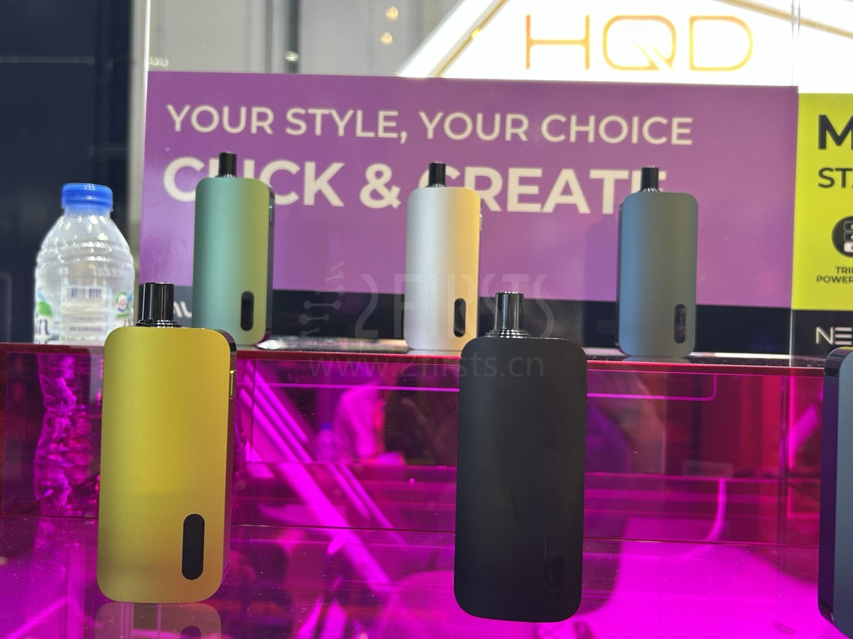 Exhibition Watch | Brands like RELX、Firstunion and HQD Showcase Aluminum Alloy E-Cigarettes