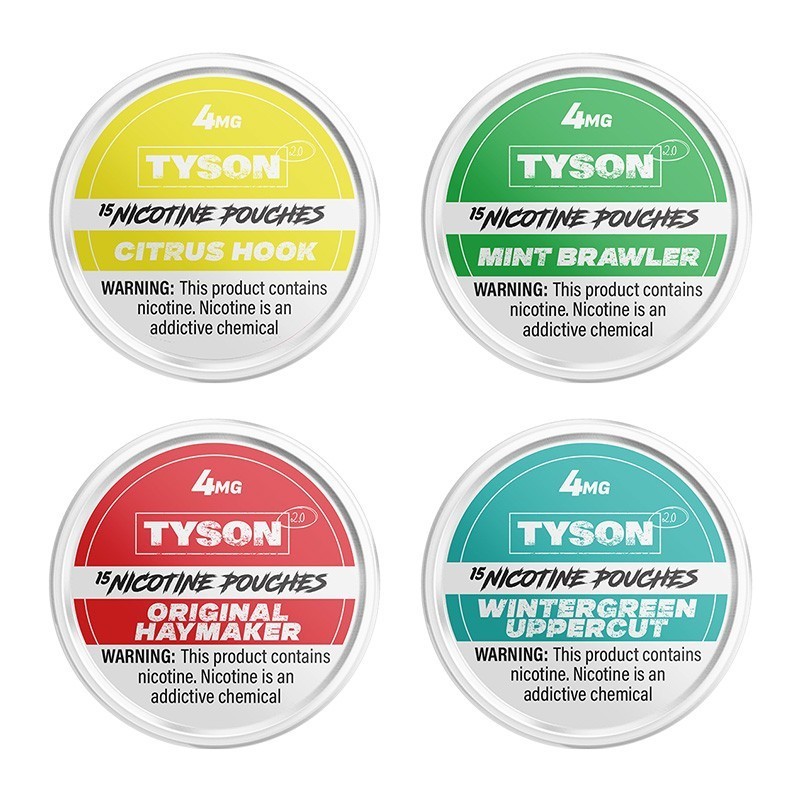 Product: Tyson 2.0 Launches Nicotine Pouches in the U.S. with Boxing-Inspired Flavors
