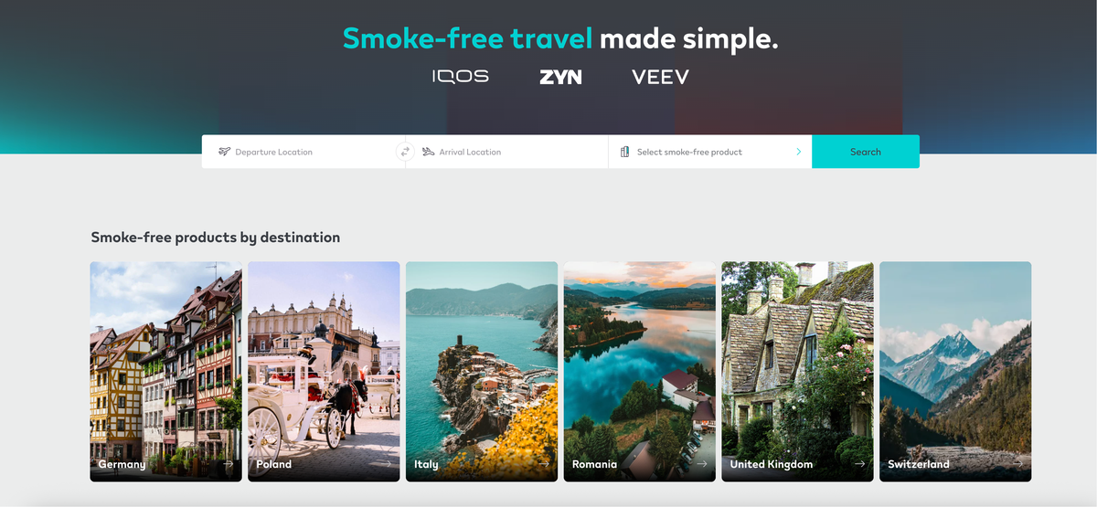 PMI International Launches Global Travel Retail Website Covering Major Airports and Markets Worldwide