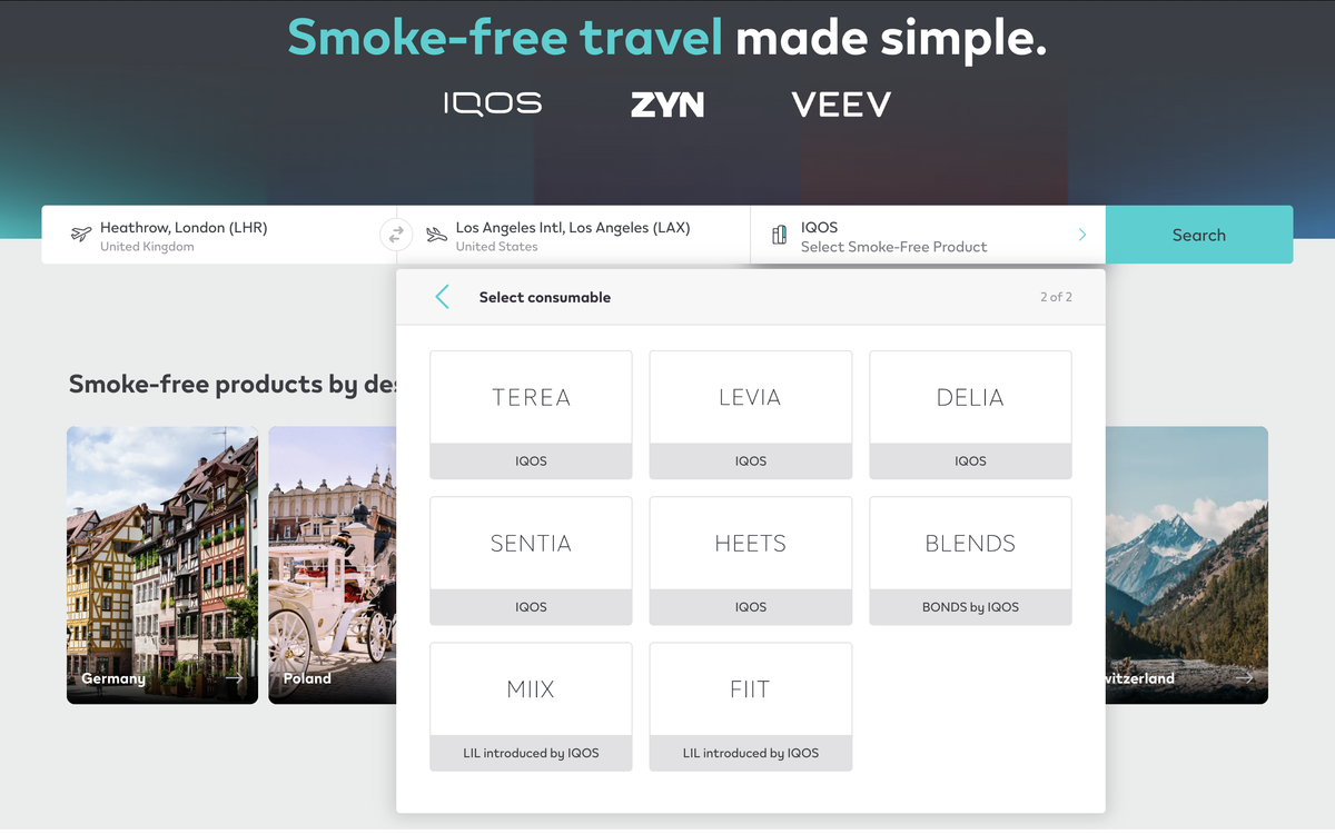 PMI Launches Global Smoke-Free Travel Information Platform: 2Firsts Shares User Insights and Trend Analysis