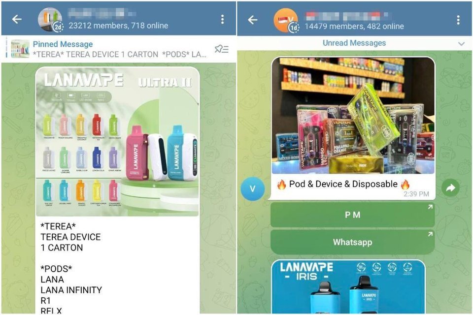 Singapore Shuts Down Over 600 Telegram Groups to Crack Down on Illegal E-Cigarette Sales