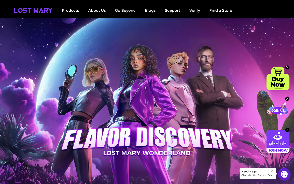 2Firsts Insight | Official Websites as Marketing Platforms: LOST MARY and OXVA Engage Users through Content and Interaction