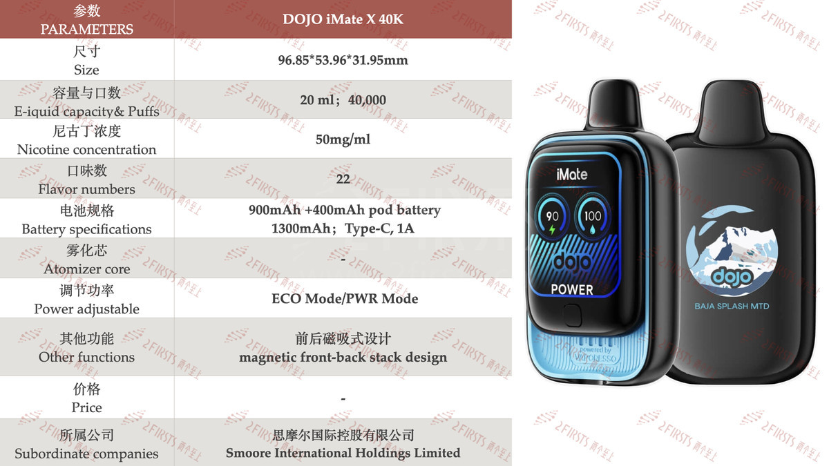 Product | VAPORESSO and DOJO Launch iMate Series: A Dual-Compatible Platform for Open-System and Disposable Devices