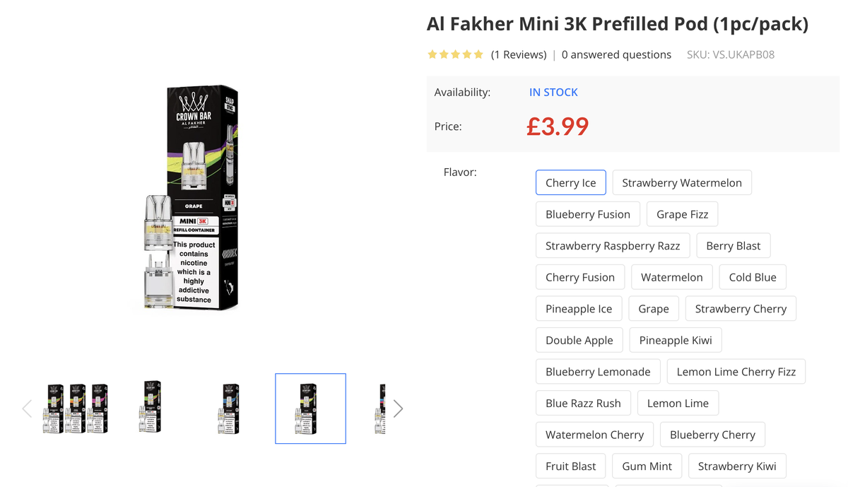 Product | Cartridge Design + Over 40 Flavors Available: AL FAKHER's Two Shisha-Style E-Cigarettes Launch in the European Market