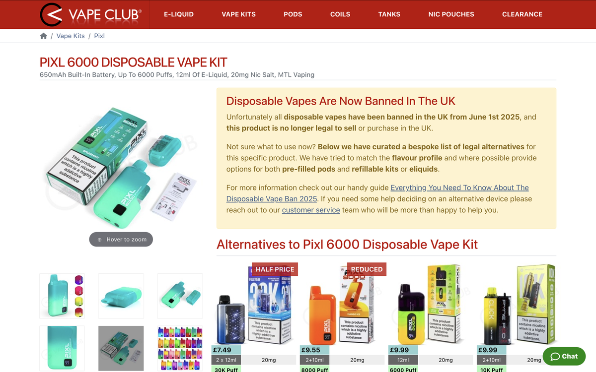 PIXL ranks among the top three best-selling e-cigarettes in Scotland, with 2Firsts analyzing the product and growth logic