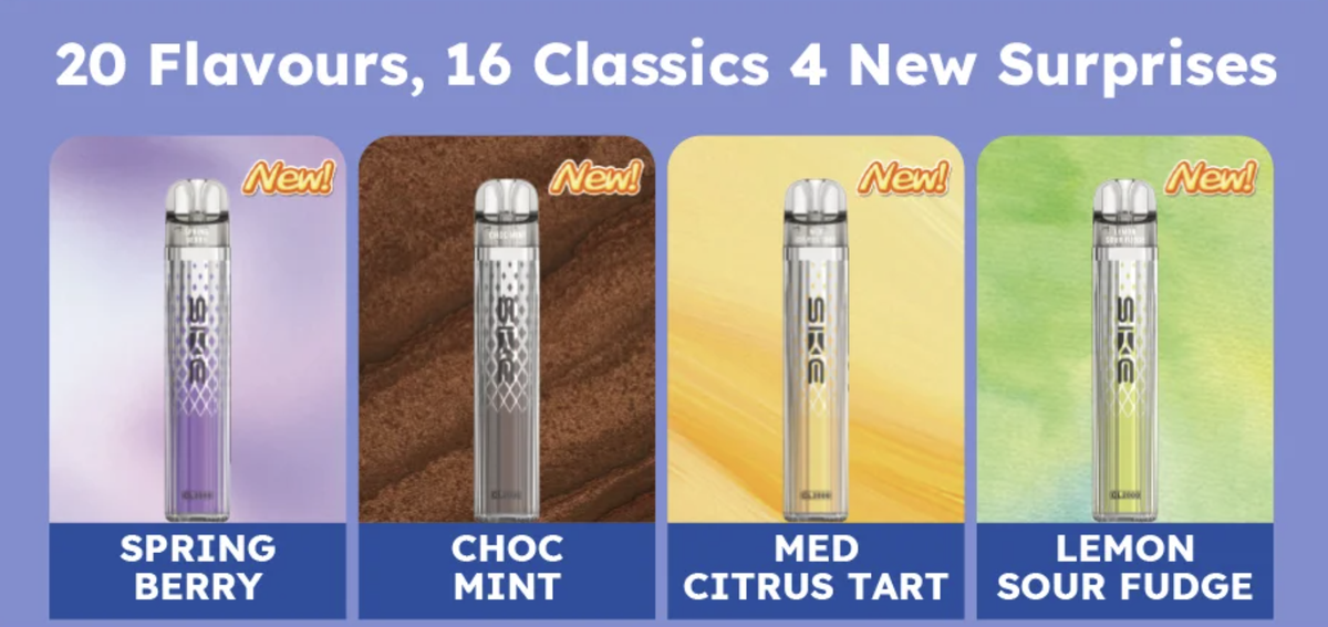 SKE Launches New CL2000 Refillable Pod Vape in the UK with 1.8mL + 2.2mL Dual-Pod Design