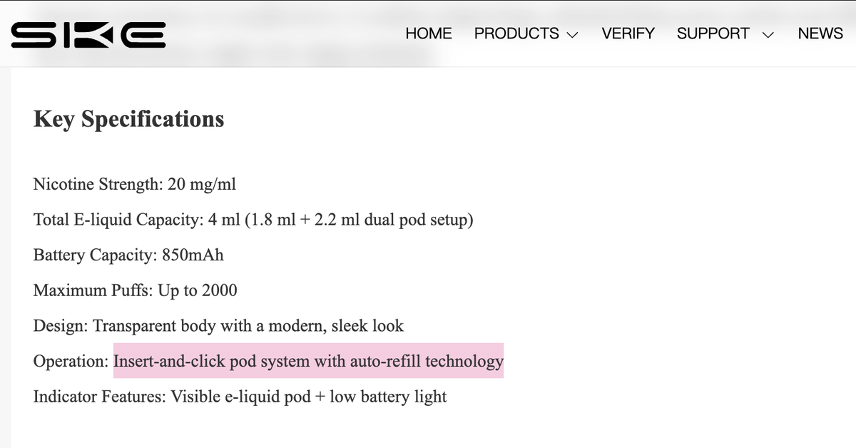 SKE Launches New CL2000 Refillable Pod Vape in the UK with 1.8mL + 2.2mL Dual-Pod Design