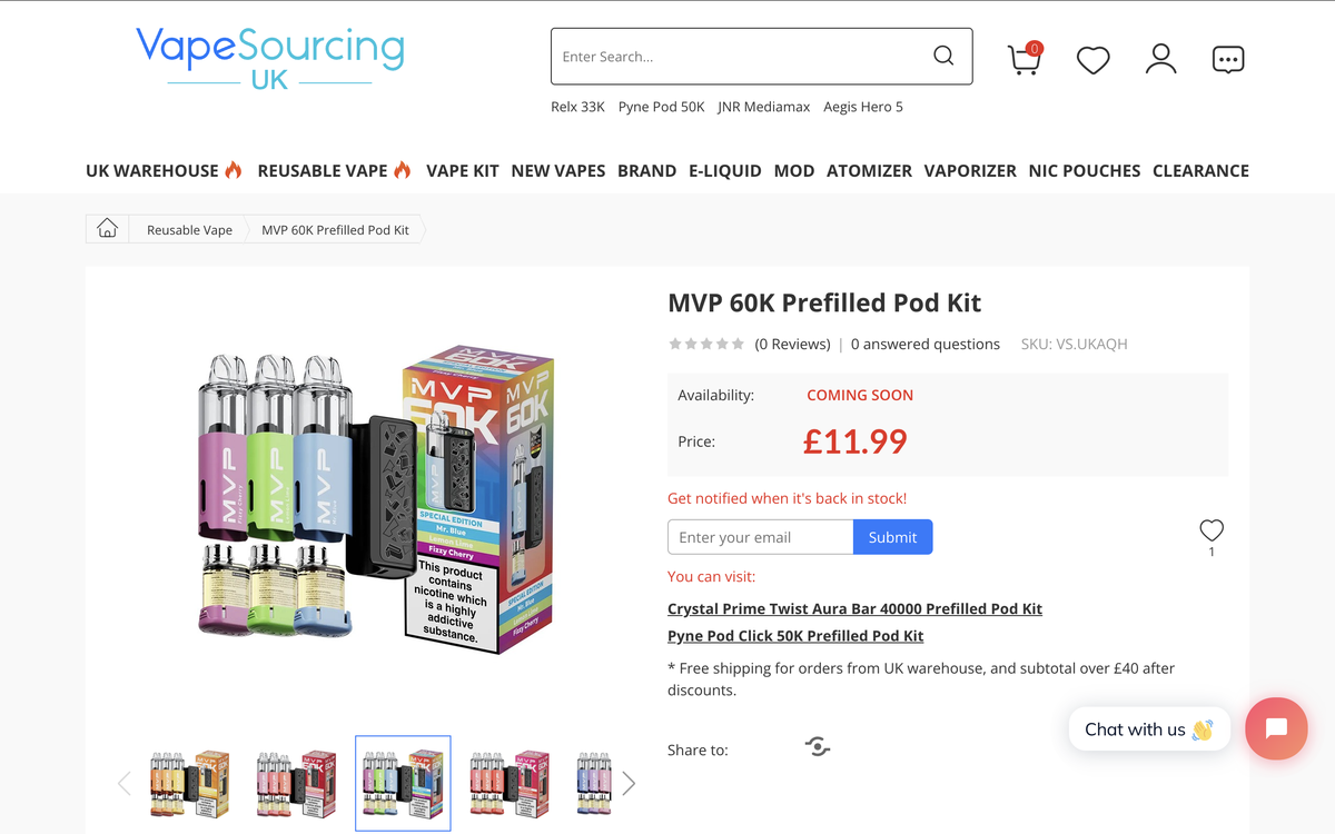 Product | Reaching 60,000 Puffs, Innokin Launches MVP 60K Kit in the UK