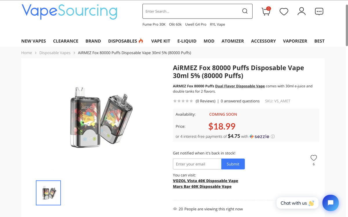 Products | Bluetooth Headphone Vapes Spark Discussion as Airmez Launches New 120,000-Puff Product in the U.S.