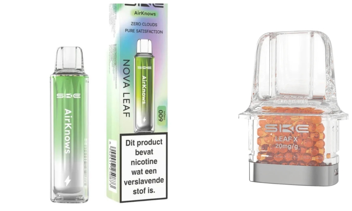 Product | Claims Zero Steam, Zero Smoke, Zero Odor: SKE Solid "Nicotine Beads" Pod System E-Cigarette Launched on UK Retailer Website