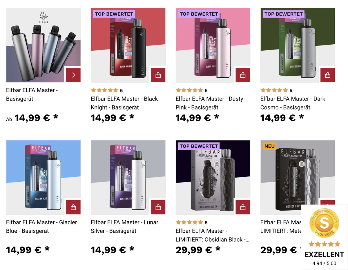Products | ELFBAR Launches Limited Edition ELFA MASTER Stone in Germany, Featuring Custom Engraving and Double the Price of the Base Model