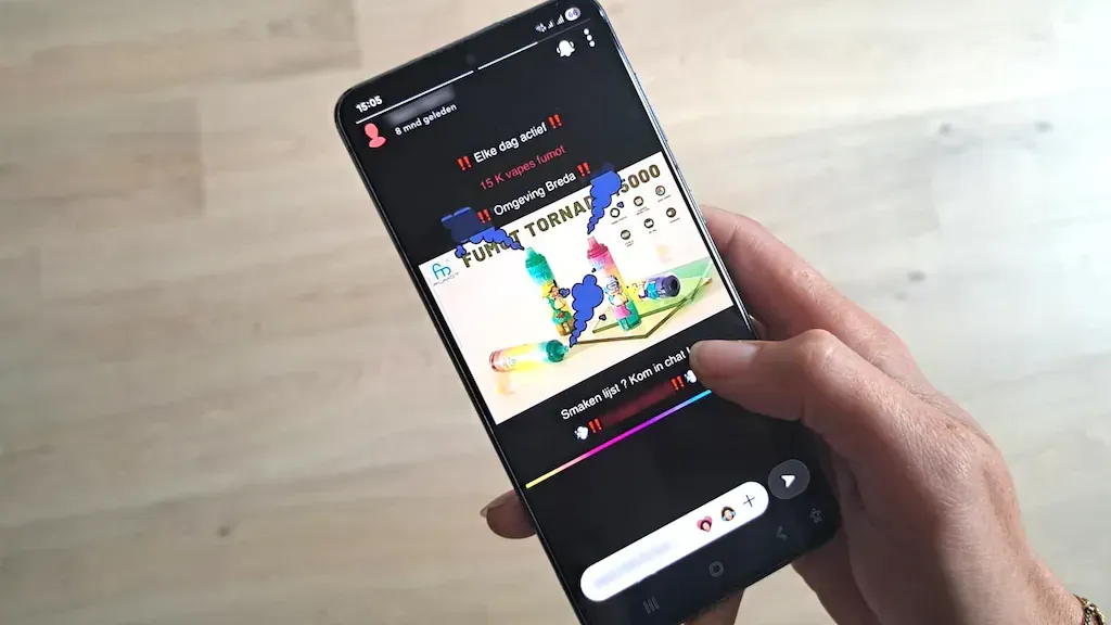 Dutch doctors accuse Snapchat of not implementing its ban commitment, with e-cigarette transactions still rampant