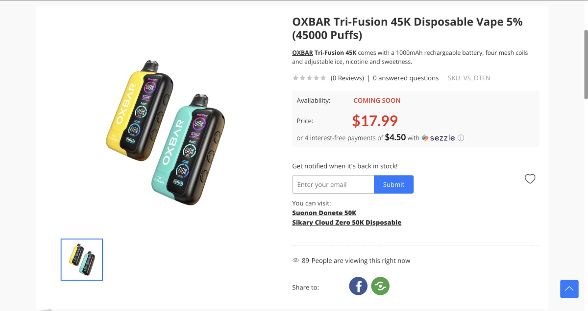 产品|“三仓三控”设计 支持甜、凉、尼调节 OXBAR新品进入欧美市场