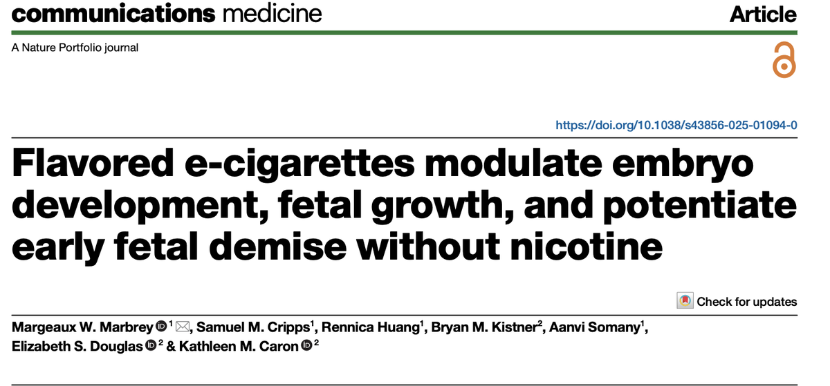 Research Abstract | Flavored E-Cigarettes Disrupt Placental Development and Pregnancy Outcomes Regardless of Nicotine Content