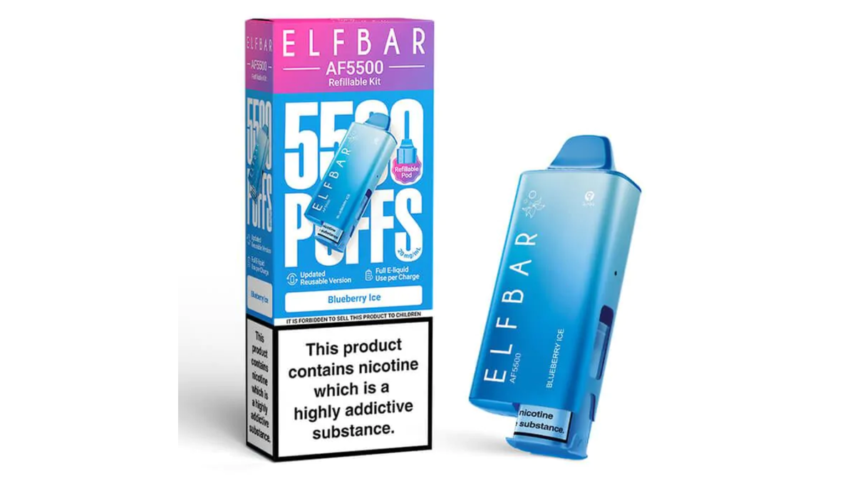 Product | Following the discontinuation of the AF5000, ELFBAR launches compliant alternative AF5500 in the UK.