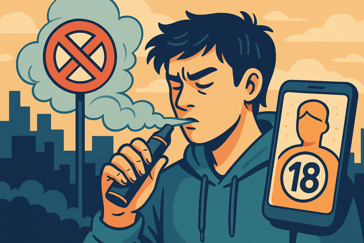 Youth Vaping Persists in UK, U.S.; Report Urges Tech-Based Age Checks