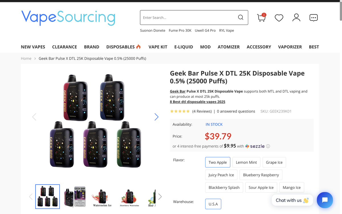 2Firsts Observation: The GEEKBAR PULSE Series Sees Price Hikes in the U.S., With Some Models Doubling in Price