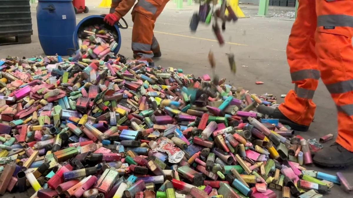 The UK’s disposable vape ban is failing as millions are still wrongly discarded, waste industry warns