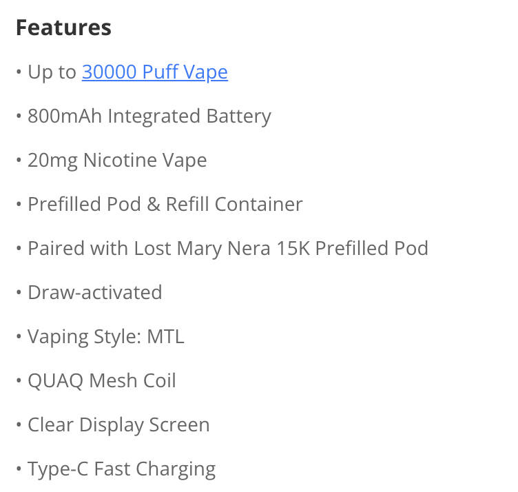 Product | Transparent Pod Design + Replaceable Pod Kit, LOST MARY Nera Pureview Launches in the UK and US