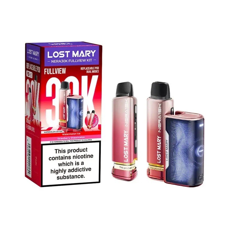 产品|透明烟弹设计+可更换烟弹套装,LOST MARY Nera Pureview已登陆英美市场