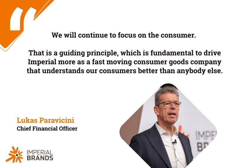 Company | Imperial Brands CEO: Expects double-digit NGP growth over the next five years; ZONE nicotine pouches reach ~3% share in the U.S.