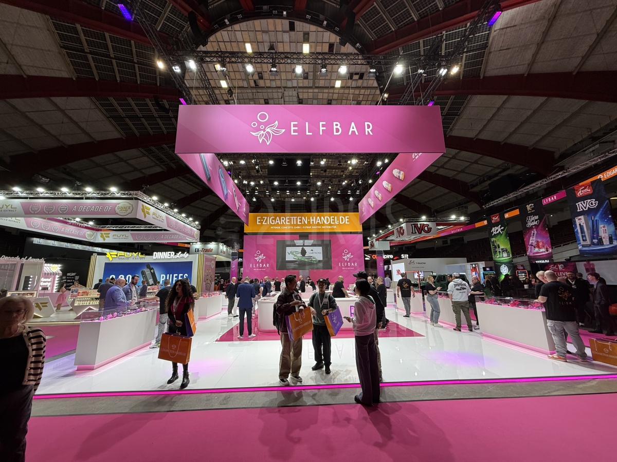 德展图集｜InterTabac 2025正式开展，ELFBAR、SKE、RELX、VAPORESSO 等展台直击