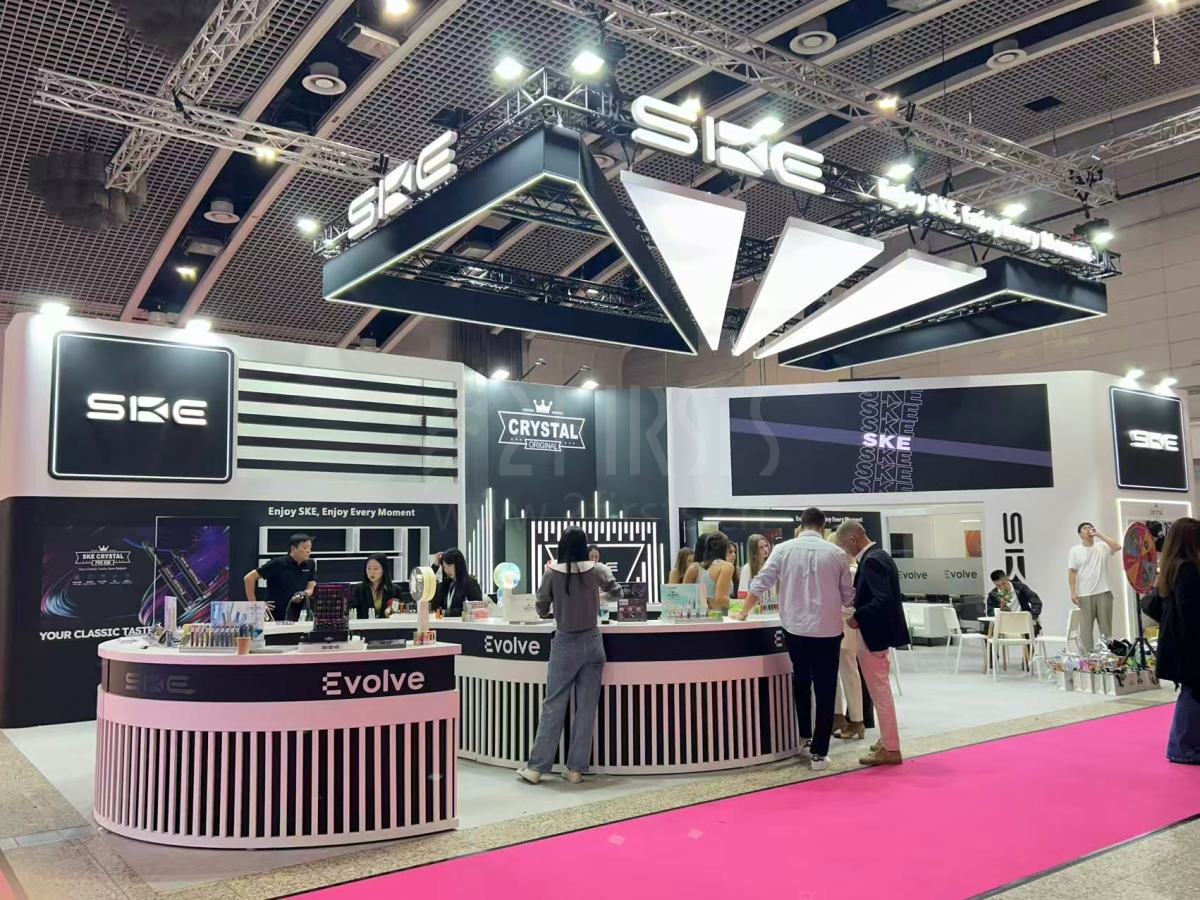 德展图集|InterTabac 2025正式开展,ELFBAR、SKE、RELX、VAPORESSO 等展台直击