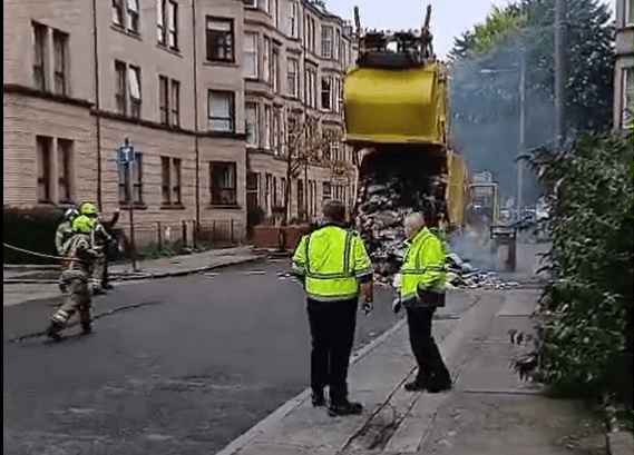 Three Refuse Truck Fires in Two Weeks in Glasgow; GMB Calls for Stronger E-Cigarette Battery Recycling and Public Awareness