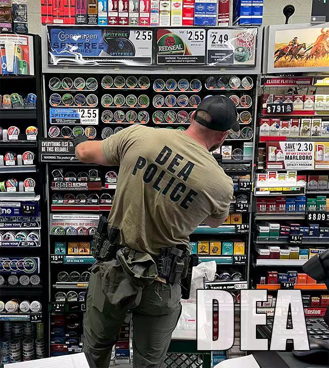 The U.S. Drug Enforcement Administration announced its law enforcement results: more than 2.35 million illegal e-cigarettes were seized in a week and 106 people were arrested