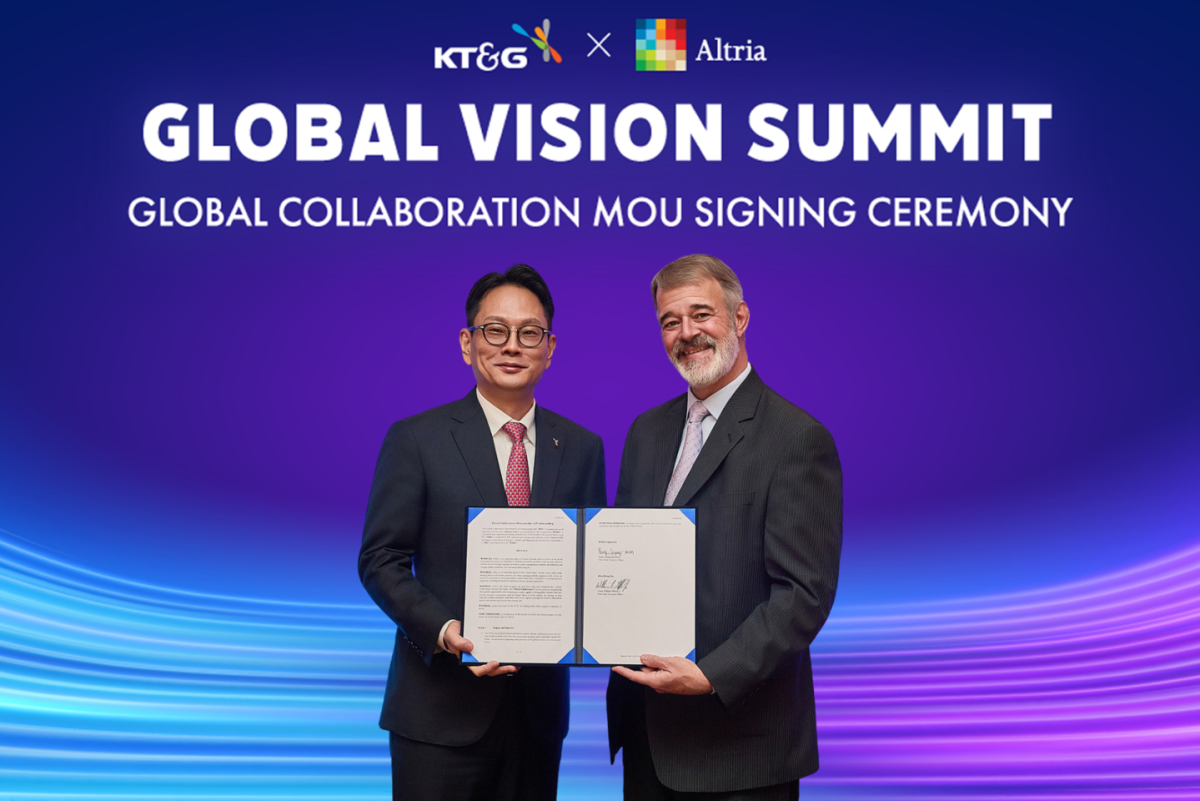 Altria and KT&G sign a memorandum of understanding to acquire nicotine pouch company ASF and expand into the global market