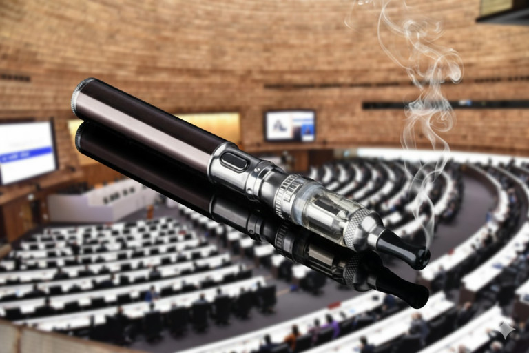 Thailand's Senate and House of Representatives have different stances on e-cigarettes: the Senate advocates a ban on sales, while the House of Representatives proposes legalization and regulation