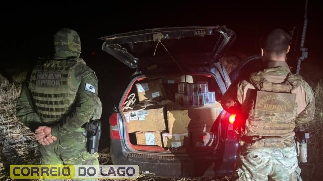 Joint law enforcement in Paraná, Brazil, seized approximately $130,000 worth of smuggled e-cigarettes hidden in an abandoned truck