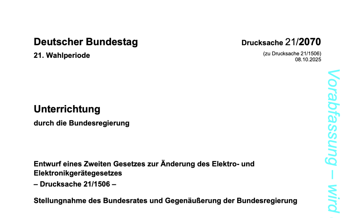 German Federal Council calls for ban on disposable vape, government resists change
