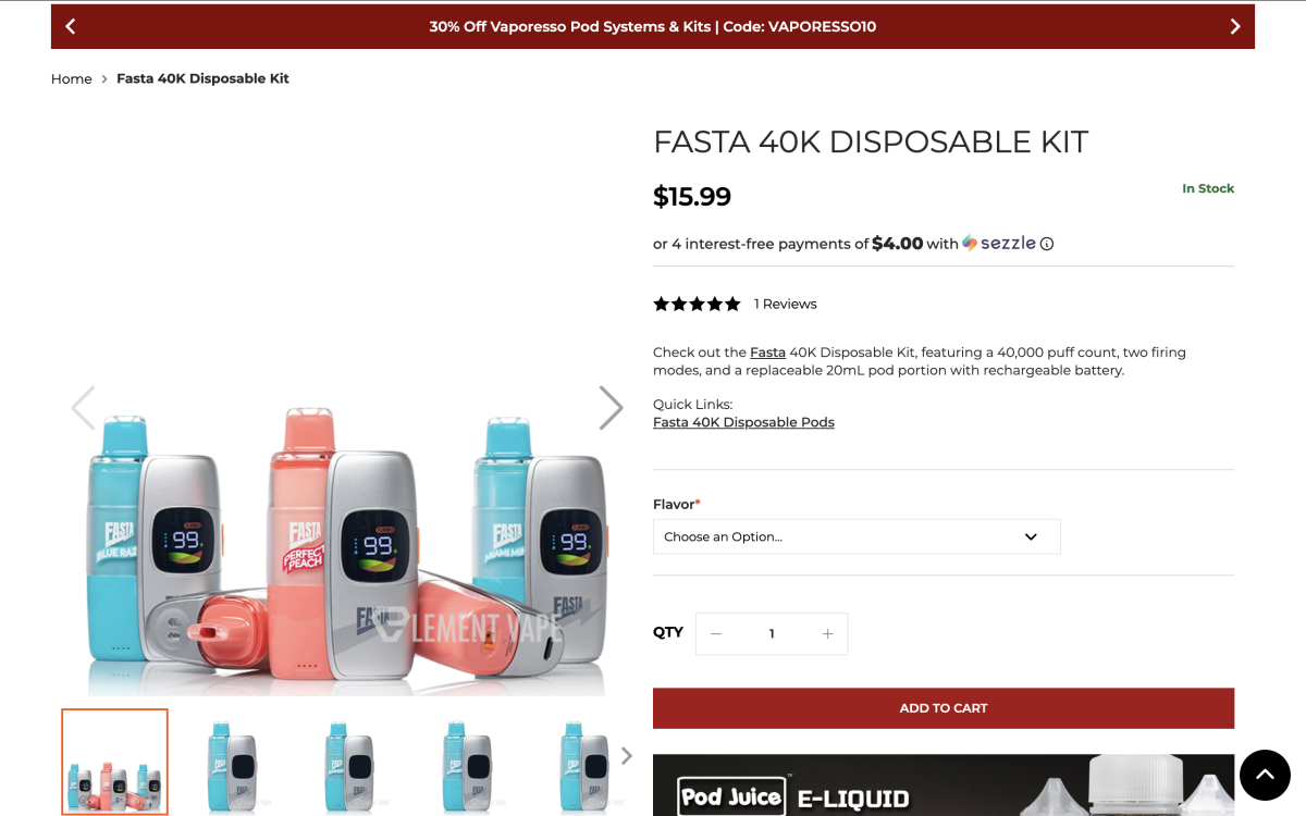产品|磁吸式设计+小屏显示,FASTA新品在美上架,售价约16美元