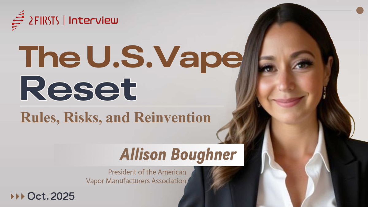2Firsts Exclusive | AVM President Allison Boughner: The U.S. Vape Market Reshapes Under a Regulatory Storm