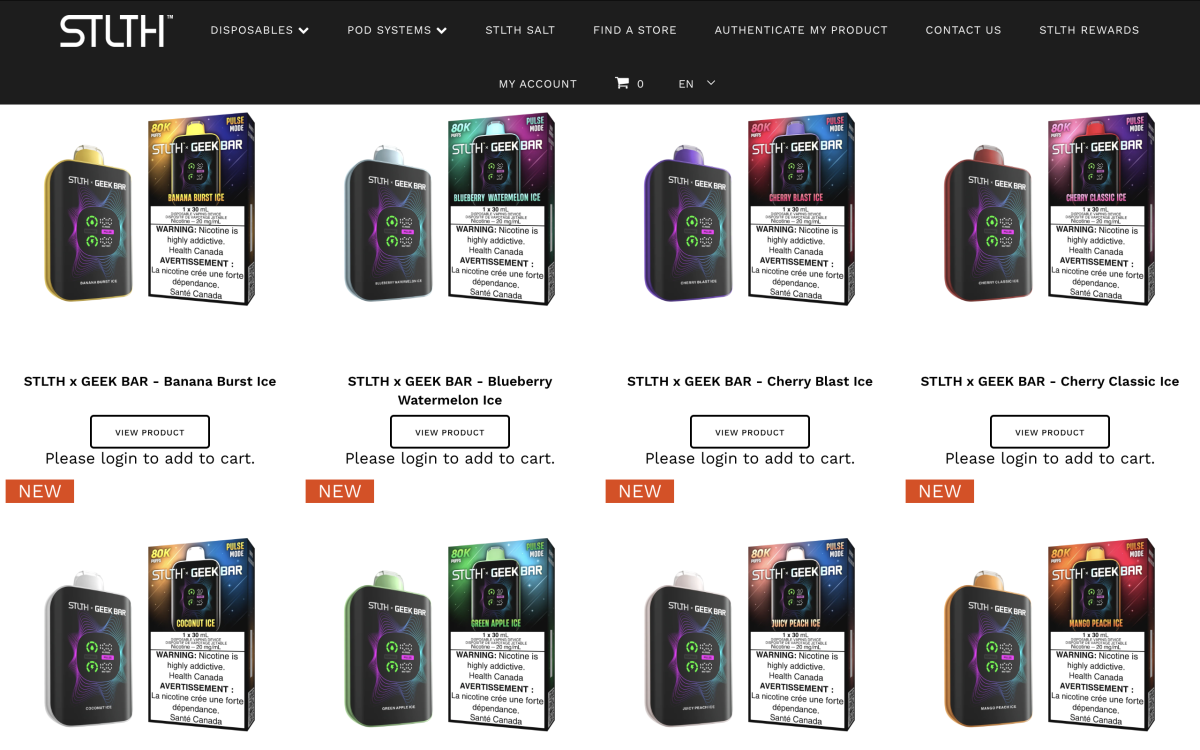 产品|GEEK BAR与加拿大电子烟品牌STLTH联合推出8万口新品 已在多渠道上架