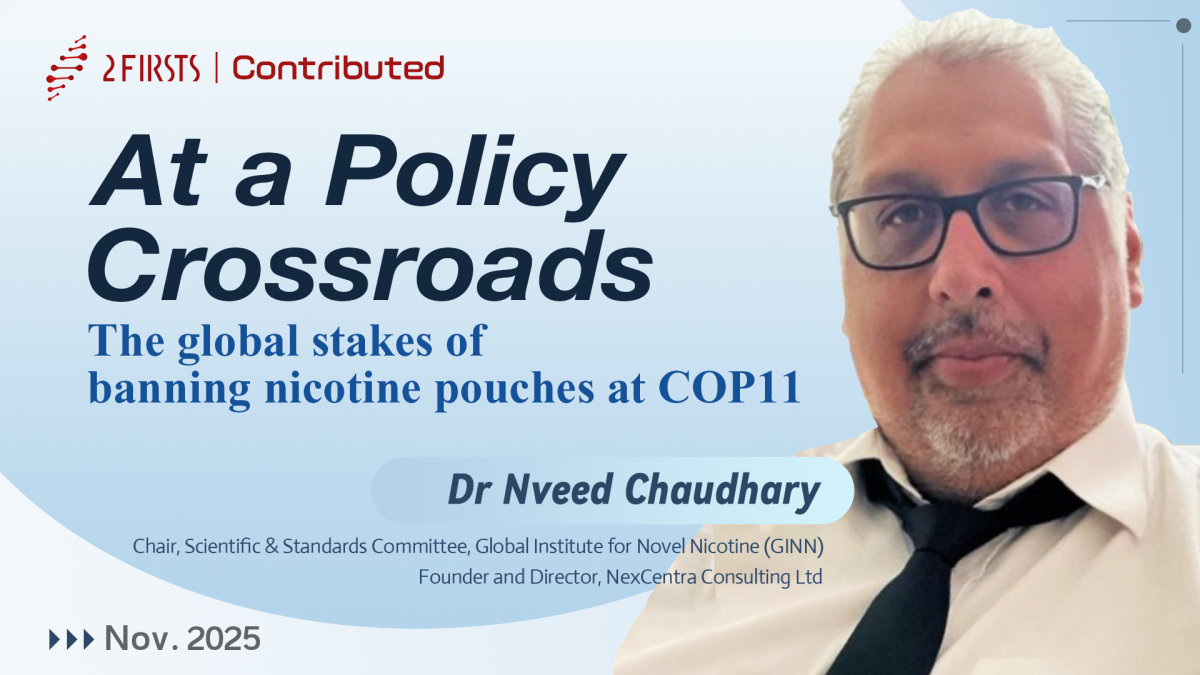 Expert Warns in 2Firsts Op-ed: Proposed COP11 Ban on Nicotine Pouches Would Be a Global Public Health Mistake
