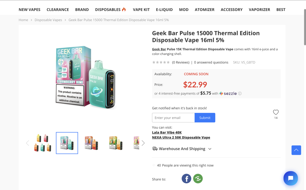 Geek Bar在美推出Pulse系列新品:增添热感变色设计,延续基础款配置